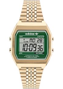 Digitaluhr adidas originals "DIGITAL TWO", gold (goldfarben), Armbanduhren, Damen, Digitaluhr, Armbanduhr, Quarzuhr, Damenuhr, Herrenuhr, unisex, Edelstahlarmband