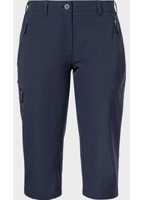 Sch&ouml;ffel 3/4-Hose SCH&Ouml;FFEL "Pants Style Chavuma WMN", Damen, Gr. 46, Normalgr&ouml;&szlig;en, 8820, blau, Oberstoff: 91% Polyester, 9% Elasthan, Hosen 3/4-Hose