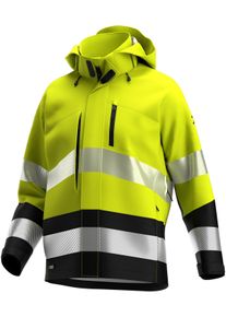 Kapuzensweatjacke SAFETY JOGGER WORKS "Bekleidung 011912 Safety Jogger Scuti", Herren, Gr. S, gelb, Obermaterial: 100% Nylon NY., Sweatjacken Kapuzensweatjacke