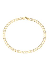 Armband Luigi Merano "Armband Panzerarmband, Gold 375", gold, Armb&auml;nder, Damen, Gelbgold 375, Armband