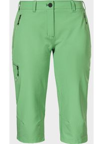 Sch&ouml;ffel 3/4-Hose SCH&Ouml;FFEL "Pants Style Chavuma WMN", Damen, Gr. 46, Normalgr&ouml;&szlig;en, 6175, gr&uuml;n, Oberstoff: 91% Polyester, 9% Elasthan, Hosen 3/4-Hose