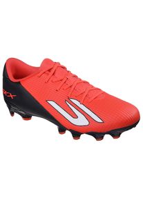 Fu&szlig;ballschuh Skechers "GOLD FG, Go Soccer Mens, Skechers Skx_2 Academy Fg", Gr. 47, rdbk rot schwarz, Lederimitat, Schuhe Fu&szlig;ballschuh, Sportschuh, Naturrasenschuh mit Stollen
