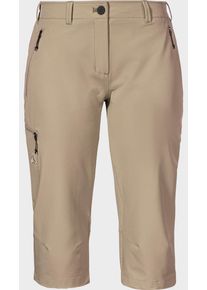 Sch&ouml;ffel 3/4-Hose SCH&Ouml;FFEL "Pants Style Chavuma WMN", Damen, Gr. 46, Normalgr&ouml;&szlig;en, 4705, beige, Oberstoff: 91% Polyester, 9% Elasthan, Hosen 3/4-Hose