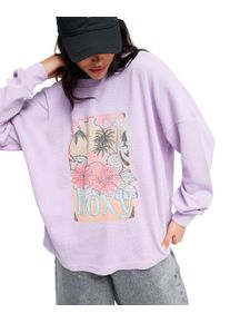 Longpullover Roxy "Eastside Midweight", Damen, Gr. XS, crocus petal, Obermaterial: 60% Walkfrottier, 40% Microfaser;, Pullover Longpullover