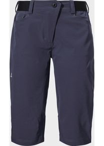 Sch&ouml;ffel 3/4-Hose SCH&Ouml;FFEL "Capri Pants Style Keitele WMS", Damen, Gr. 46, Normalgr&ouml;&szlig;en, blau (8820, blau), Oberstoff: 88% Polyester, 12% Elasthan, Hosen 3/4-Hose