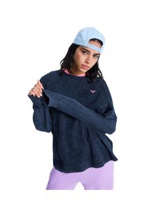 Longpullover Roxy "Eastside Midweight", Damen, Gr. XS, anthrazit, Obermaterial: 60% Walkfrottier, 40% Microfaser;, Pullover Longpullover