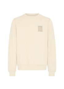 Longpullover Blend "Sweater BHFelica", Herren, Gr. M, beige (oyster grau), Obermaterial: 100% Baumwolle CO., Pullover Longpullover