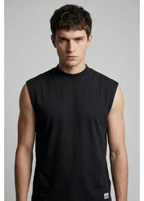 Tanktop Calvin Klein Jeans "JERSEY BADGE MUSCLE TANK", Herren, Gr. XL, schwarz, Jersey, Obermaterial: 100% Baumwolle, unifarben, regular fit normal, Rundhals, Tops Tanktop, Regular fit mit Rundhalsausschnitt