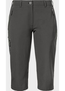 Sch&ouml;ffel 3/4-Hose SCH&Ouml;FFEL "Pants Style Chavuma WMN", Damen, Gr. 46, Normalgr&ouml;&szlig;en, 9830, grau, Oberstoff: 91% Polyester, 9% Elasthan, Hosen 3/4-Hose