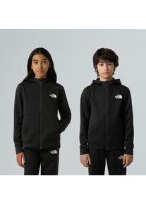 Fleecejacke The North Face "TEEN REAXION FZ HOODIE", Kinder, Gr. XS (116/122), tnf schwarz, Obermaterial: 100% Polyester. Taschenfutter: 100% Polyester, normal, Jacken Fleecejacke, f&uuml;r Jugendliche, sportlicher Stil, mit Rei&szlig;verschluss
