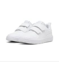 Sneaker Puma "COURTFLEX V3 V PS", Damen, Gr. 29, Puma wei&szlig;, Puma wei&szlig;, silber mist, Synthetik, Schuhe Sneaker, f&uuml;r Kinder