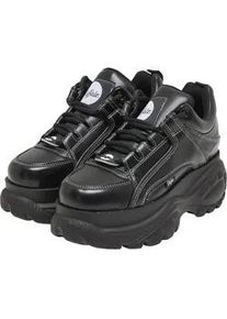 Trainingsschuh Buffalo "Buffalo 1339-14 - VEGAN BOX", Damen, Gr. 39, schwarz, Kunstfaser, unifarben, Schuhe