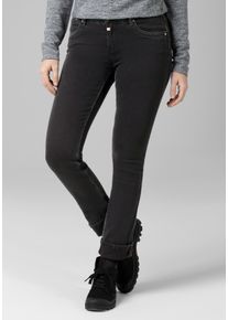 Slim-fit-Jeans Timezone "Slim MarahTZ", Damen, Gr. 31, L&auml;nge 32, schwarz, 96% Baumwolle 3% Polyester 1% Elastan, normal, Jeans Slim-fit-Jeans