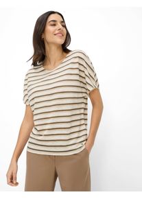 Brax Damen Shirt Style CAELEN S mocha brown, dunkelbraun, Gr. 34