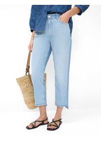 Brax Damen Five-Pocket-Hose Style MADISON S TWO TONES BRIGHT SEA, denim hellblau, Gr. 34