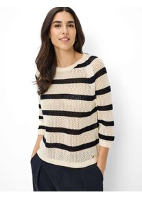 Brax Damen Strickpullover Style NALA navy, dunkelblau, Gr. 48