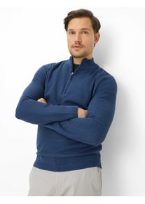 Brax Herren Strickpullover Style STEFFEN cove, Blau, Gr. L
