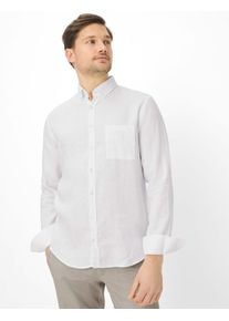 Brax Herren Hemd Style DANIEL white, wei&szlig;, Gr. L