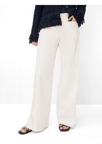 Brax Damen Five-Pocket-Hose Style MORGAN SOFT ECRU, denim cremewei&szlig;, Gr. 34