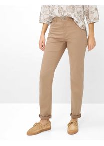 Brax Damen Five-Pocket-Hose Style CAROLA LIGHT MOCHA, braun, Gr. 48K