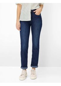 Brax Damen Five-Pocket-Hose Style MARY USED OCEAN BLUE, denim dunkelblau, Gr. 42L
