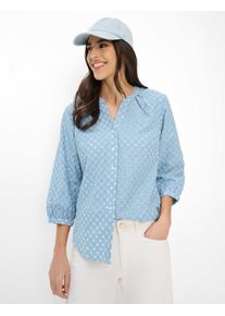 Brax Damen Bluse Style VELIA vintage blue, hellblau, Gr. 34