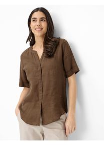 Brax Damen Bluse Style VERI mocha brown, dunkelbraun, Gr. 34