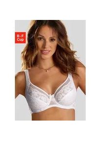 Entlastungs-BH Nuance, Damen, Gr. 100, Cup F, wei&szlig;, Spitze, Obermaterial: 85% Polyamid, 15% Elasthan, BHs Entlastungs-BH, mit B&uuml;gel und breiten Tr&auml;gern f&uuml;r einen optimalen Komfort
