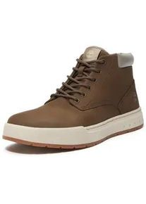 Schn&uuml;rboots Timberland "MAPLE GROVEMID LACE UP SNEAKER", Herren, Gr. 44,5, schwarz braun nubuck, Leder, Schuhe Schn&uuml;rboots, Winterschuhe, Sneakerboots, Winterboots