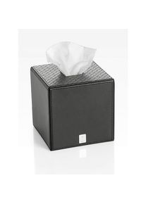 JOOP! Papierspender JOOP! Bathline, Schwarz, Kunststoff, eckig, 13.3x13.3x13.3 cm, Badaccessoires, Waschplatzzubeh&ouml;r, Kosmetikdosen