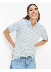 Brax Damen Polo Style CLEO bleu, hellblau, Gr. 34