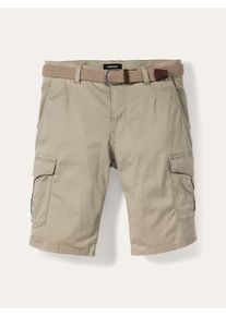 Walbusch Extraglatt G&uuml;rtel Cargo-Bermudas