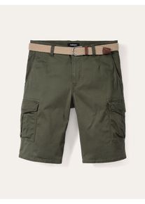 Walbusch Extraglatt G&uuml;rtel Cargo-Bermudas