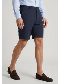 Shorts Calvin Klein "9 IN SLIM REFINED COTTON STRECH", Herren, Gr. 34, N-Gr, schwarz sapphire, Web, Obermaterial: 90% Baumwolle, 8% Elastomultiester, 2% Elasthan, unifarben, slim fit kurz, Hosen Shorts, Slim fit mit Eingrifftaschen