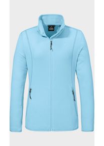 Sch&ouml;ffel Fleecejacke SCH&Ouml;FFEL "Fleece Jk Style Ash WMS", Damen, Gr. 42, 8015, blau, Oberstoff: 100% Polyester, regular fit, hoch geschlossener Ausschnitt, Jacken Fleecejacke