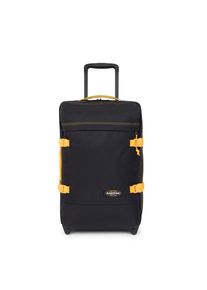 Weichgep&auml;ck-Trolley Eastpak "TRANVERZ S Kontrast Mango", Damen, Gr. B/H/T: 32,5cm x 51cm x 23cm 42 l, schwarz, Polyester, unifarben mit Farbeinsatz, Koffer Weichgep&auml;ck-Trolley