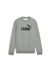 Sweatshirt Puma "ESS NO. 1 LOGO CREW TR B", Jungen, Gr. 140, grau (medium gray heather), Sweatware, Obermaterial: 68% Baumwolle, 32% Polyester, bedruckt, regular fit normal, Rundhals, angesetztes B&uuml;ndchen, Sweatshirts Sweatshirt, f&uuml;r Jugendliche, sportlicher Stil, Rundhalsausschnitt, ohne Kapuze