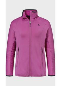 Sch&ouml;ffel Fleecejacke SCH&Ouml;FFEL "Fleece Jk Style Cascata WMS", Damen, Gr. 44, 3305, pink, Oberstoff: 94% Polyester, 6% Elasthan, regular fit, hoch geschlossener Ausschnitt, Jacken Fleecejacke