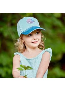 Baseball Cap MaxiMo, Jungen, Gr. 51/53, hellt&uuml;rkis, Canvas, Baumwolle, Caps Baseball Cap, interaktives Muschel-Patch, mit Glitzer, Baumwolle