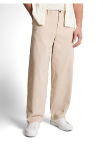 Chinohose Tom Tailor Denim, Herren, Gr. S, N-Gr, muted grau, Web, Obermaterial: 100% Baumwolle. Futter: 65% Polyester, 35% Baumwolle, unifarben, loose fit lang, Hosen Chinohose, aus Baumwolle und im Loose Fit