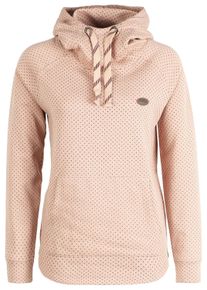 Kapuzenpullover oxmo "Hoodie OXAmina", Damen, Gr. M, rosa (mahogany rose melange), Obermaterial: 70% Baumwolle CO. 30% Polyester PES., Sweatshirts Kapuzenpullover