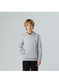 Kapuzensweatshirt The North Face "Simple Dome Kapuzenpulli f&uuml;r Jugendliche", M&auml;dchen, Gr. XS (110/116), grau (tnf light grau), Obermaterial: 68% Baumwolle, 32% Polyester, normal, Rundhals, Sweatshirts Kapuzensweatshirt, mit K&auml;ngurutasche, Rundhalsausschnitt, sportlicher Stil