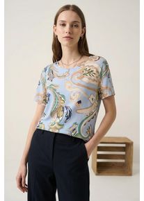 Shirtbluse soyaconcept "SC-CASJA 1", Damen, Gr. L, windsurfer combi, Web, Obermaterial: 100% Viskose, gemustert, normal, Rundhals, Blusen Shirtbluse