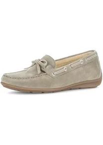 Mokassin Gabor "Mokassin", Damen, Gr. 36, gr&uuml;n, Schuhe Mokassin