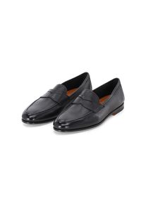 Santoni Low-Top Sneaker - Loafer Carlos aus Leder - Gr. 41,5 (EU) - in Schwarz - f&uuml;r Damen