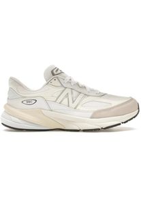 New Balance Low-Top Sneaker - New Balance 990v6 MiUSA White Sea Salt - Gr. 42,5 (EU) - in Wei&szlig; - f&uuml;r Damen