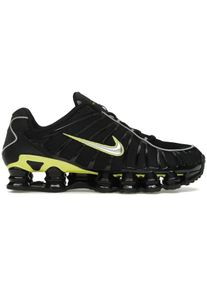 Nike Low-Top Sneaker - Nike Shox TL Black Dynamic Yellow Metallic Silver - Gr. 38,5 (EU) - in Schwarz - f&uuml;r Damen