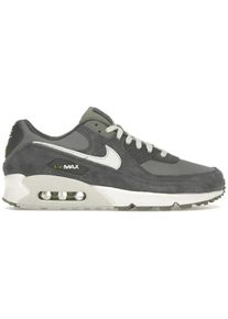 Nike Low-Top Sneaker - Nike Air Max 90 Premium Iron Grey - Gr. 44 (EU) - in Wei&szlig; - f&uuml;r Damen