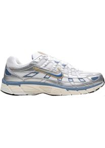 Nike Low-Top Sneaker - Nike P-6000 Metallic Silver Aegean Storm - Gr. 48,5 (EU) - in Bunt - f&uuml;r Damen