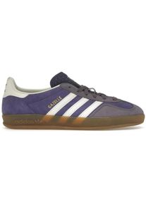 Adidas Low-Top Sneaker - Adidas Gazelle Indoor Collegiate Purple - Gr. 44 (EU) - in Wei&szlig; - f&uuml;r Damen